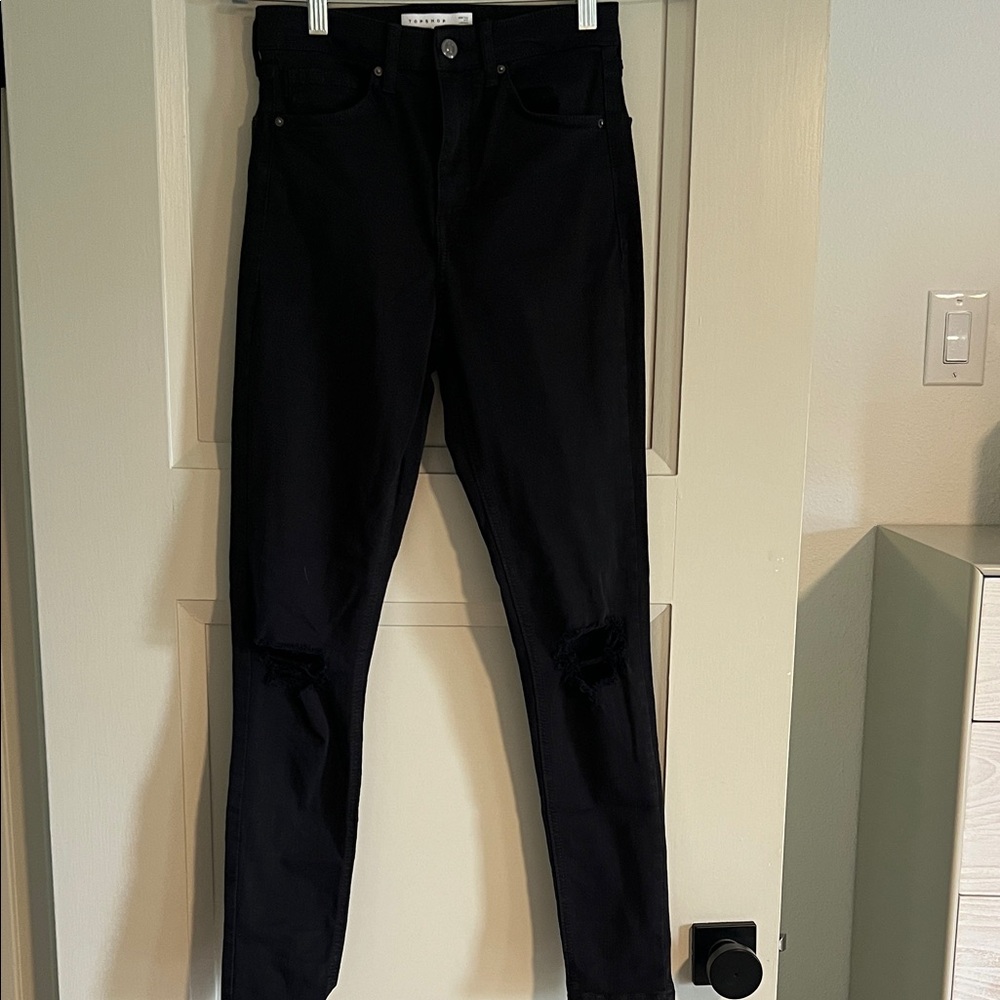 Topshop Women's Black Skinny Jeans